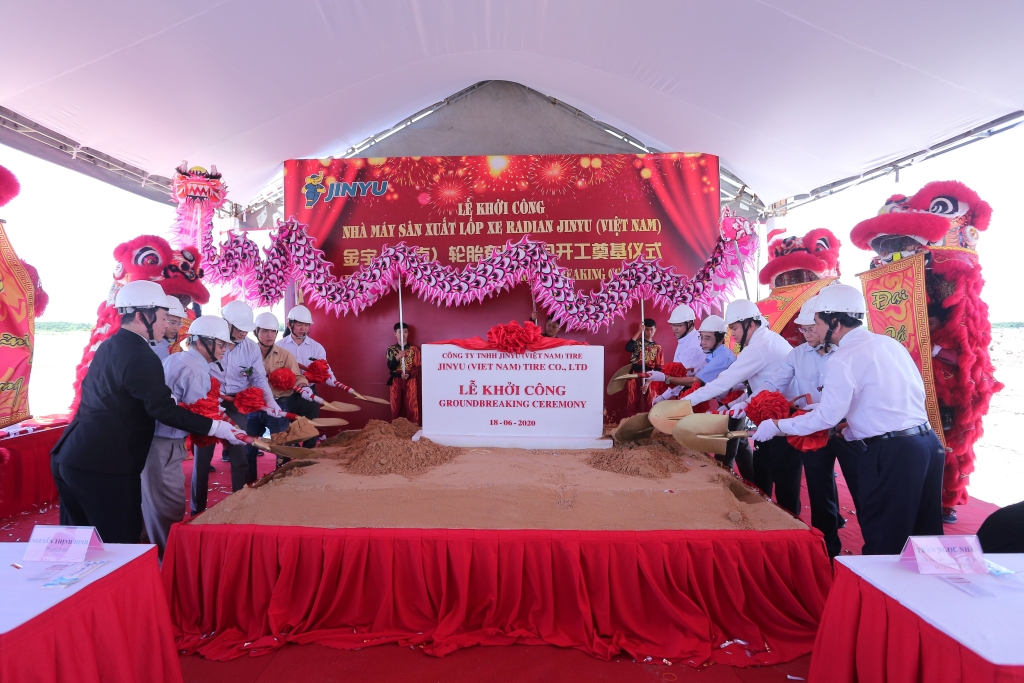 金宇輪胎集團年產200萬條全鋼胎項目在越南西寧開工奠基
